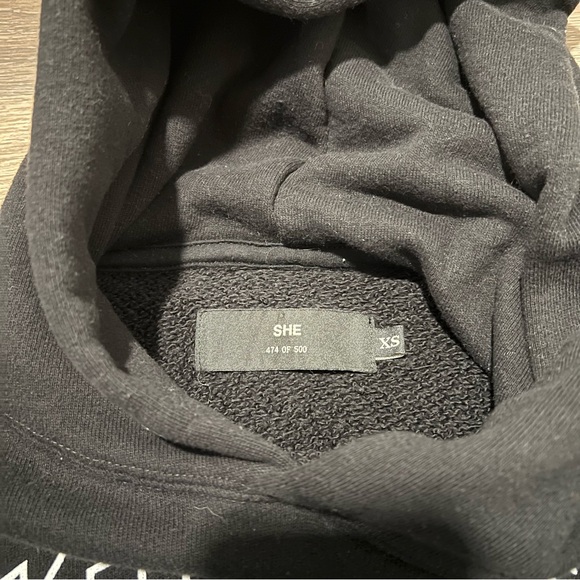 Darc Sport Black Wolves Woman’s Cropped Hoodie wolves club XS 474 of 500 - Picture 5 of 5